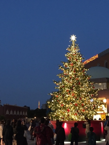 クリスマスイルミネーションも美しく、シーズンになるとたくさんの人が訪れます。
