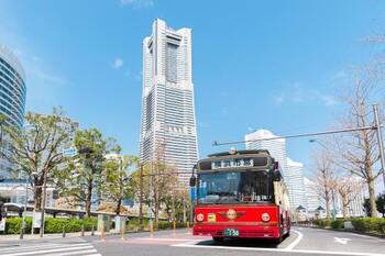 海に面し、インターコンチネンタルホテルや観覧車などの贅沢な景色も堪能!お弁当やお茶を持って一休憩もおすすめです♪