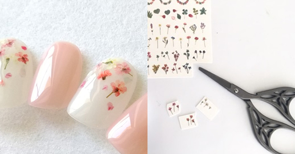 春の指先に花を咲かせて セルフでも簡単 押し花ネイル のつくり方 デザイン集 キナリノ