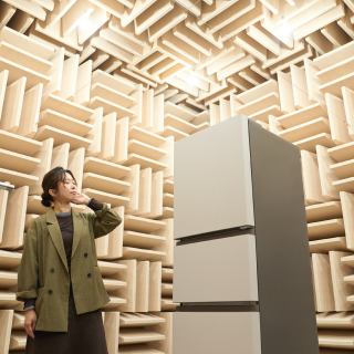 くすみカラー＆大容量でコンパクト1ルームにぴったりのスぺパ◎冷蔵庫